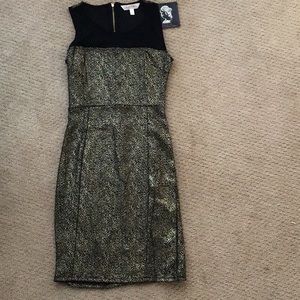 Marilyn Monroe black and gold dress